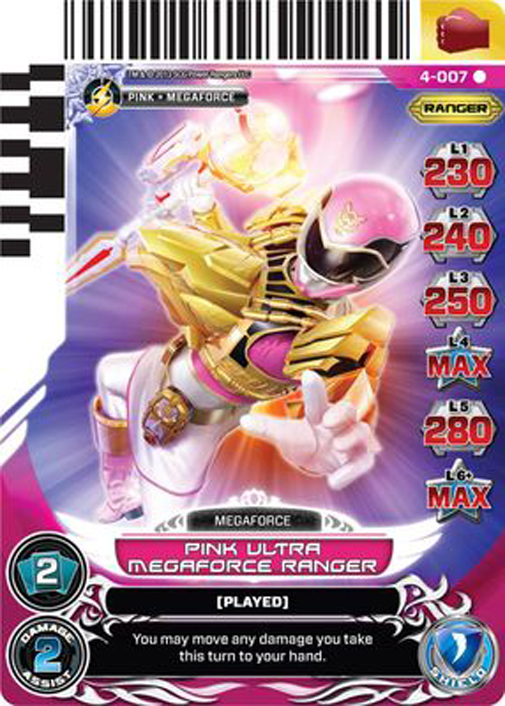 Pink Ultra Megaforce Ranger 007